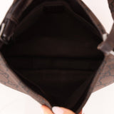 Gucci Chocolate Monogram Nylon Shoulder Bag - FashioNica