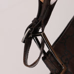 Gucci Chocolate Monogram Nylon Shoulder Bag - FashioNica