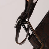 Gucci Chocolate Monogram Nylon Shoulder Bag - FashioNica