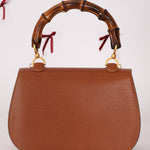 Gucci Cognac Bamboo Turnlock Top Handle with Strap - FashioNica