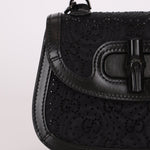 Gucci Crystal Bamboo 1947 Mini Top Handle - FashioNica