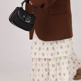 Gucci Crystal Bamboo 1947 Mini Top Handle - FashioNica