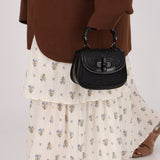 Gucci Crystal Bamboo 1947 Mini Top Handle - FashioNica