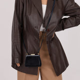 Gucci Dark Navy Ponyhair Frame Crossbody - FashioNica