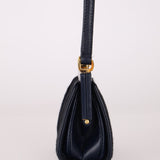 Gucci Dark Navy Ponyhair Frame Crossbody - FashioNica