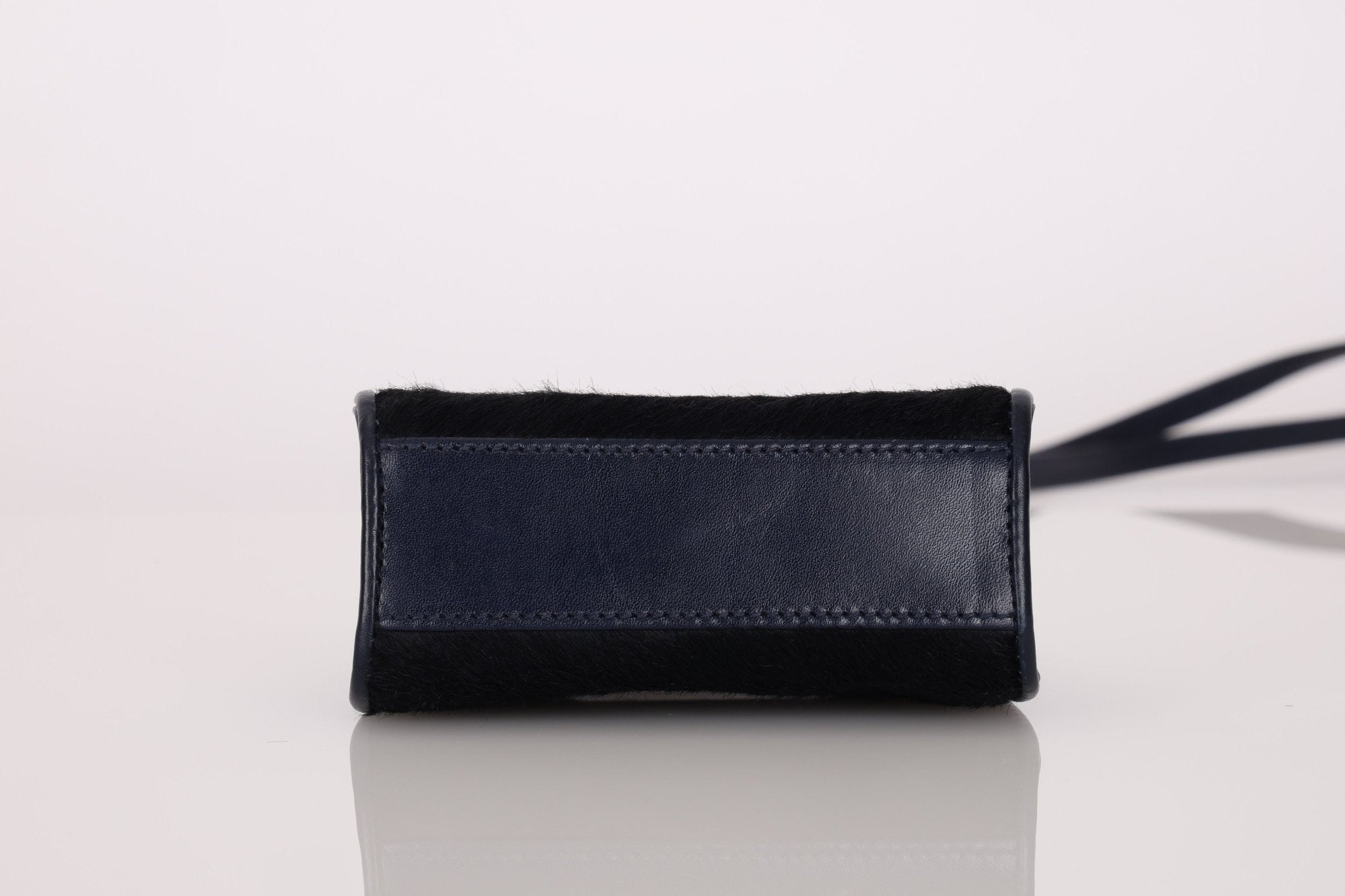 Gucci Dark Navy Ponyhair Frame Crossbody - FashioNica