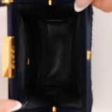 Gucci Dark Navy Ponyhair Frame Crossbody - FashioNica