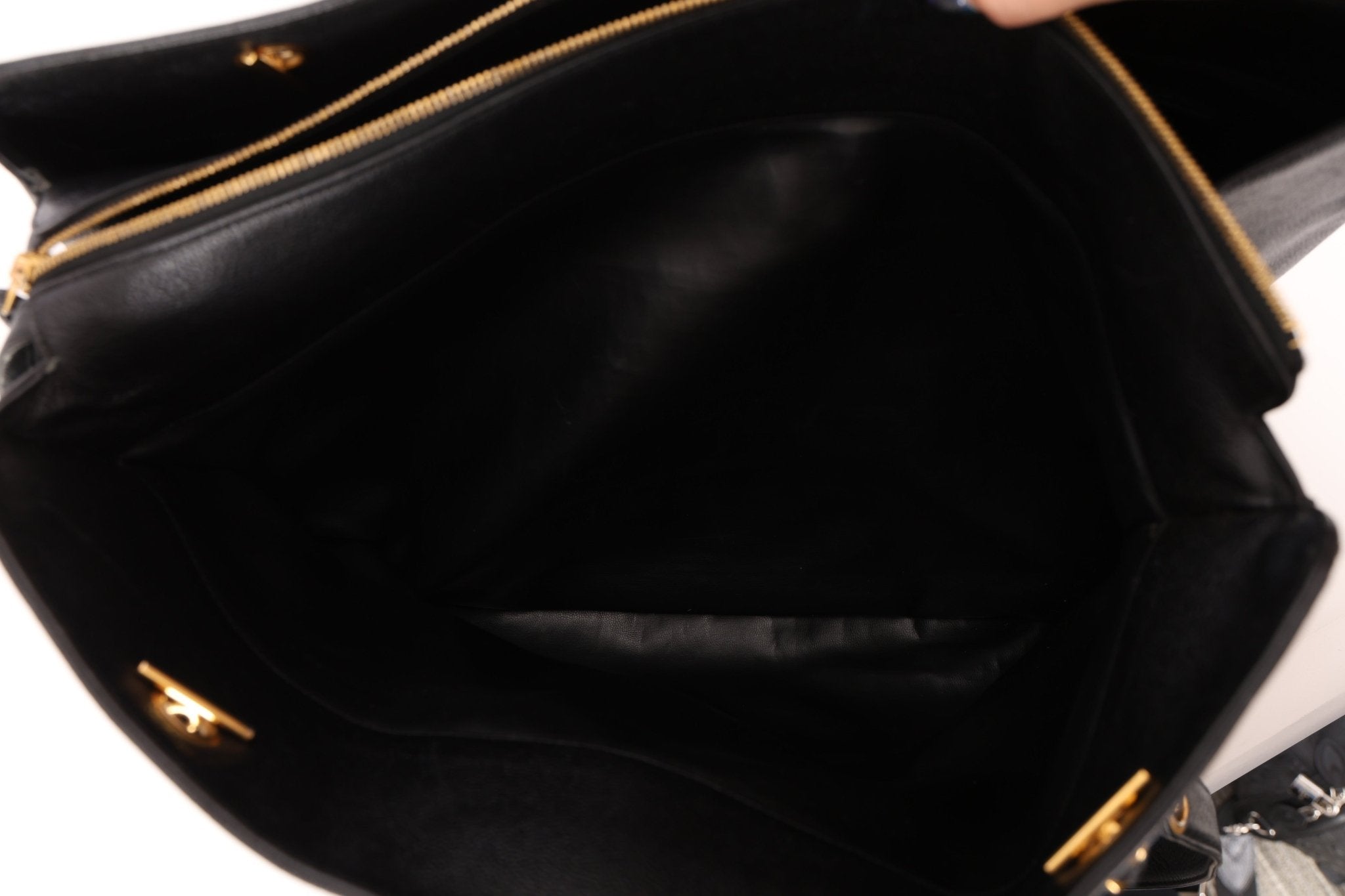 Gucci Denim Monogram Duffle Bag with Pouch - FashioNica