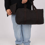 Gucci Denim Monogram Duffle Bag with Pouch - FashioNica