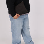 Gucci Denim Monogram Duffle Bag with Pouch - FashioNica