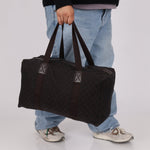 Gucci Denim Monogram Duffle Bag with Pouch - FashioNica