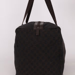 Gucci Denim Monogram Duffle Bag with Pouch - FashioNica