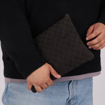 Gucci Denim Monogram Duffle Bag with Pouch - FashioNica