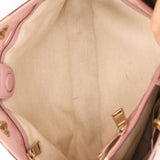 Gucci Dust Pink Leather Bamboo Shopper Tote - FashioNica
