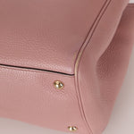 Gucci Dust Pink Leather Bamboo Shopper Tote - FashioNica