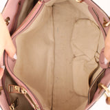 Gucci Dust Pink Leather Bamboo Shopper Tote - FashioNica