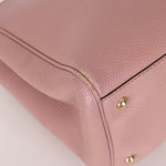 Gucci Dust Pink Leather Bamboo Shopper Tote - FashioNica