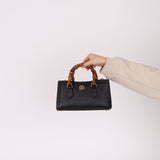 Gucci East West Bamboo Leather Diana - FashioNica