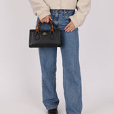 Gucci East West Bamboo Leather Diana - FashioNica