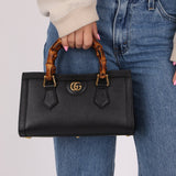 Gucci East West Bamboo Leather Diana - FashioNica