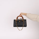 Gucci East West Bamboo Leather Diana - FashioNica