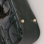 Gucci Emerald Patent Horsebit Glam Boston Bag - FashioNica