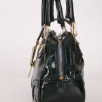 Gucci Emerald Patent Horsebit Glam Boston Bag - FashioNica