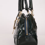 Gucci Emerald Patent Horsebit Glam Boston Bag - FashioNica
