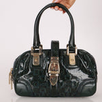 Gucci Emerald Patent Horsebit Glam Boston Bag - FashioNica