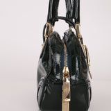 Gucci Emerald Patent Horsebit Glam Boston Bag - FashioNica