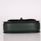 Gucci Forest Green Bamboo Turnlock Mini Top Handle - FashioNica