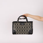 Gucci Geometric Bamboo Top Handle Bag - FashioNica