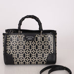 Gucci Geometric Bamboo Tote Bag - FashioNica
