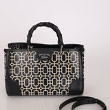 Gucci Geometric Bamboo Tote Bag - FashioNica