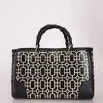 Gucci Geometric Bamboo Tote Bag - FashioNica