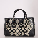 Gucci Geometric Bamboo Tote Bag - FashioNica