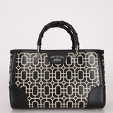 Gucci Geometric Bamboo Tote Bag - FashioNica