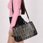 Gucci Geometric Bamboo Tote Bag - FashioNica