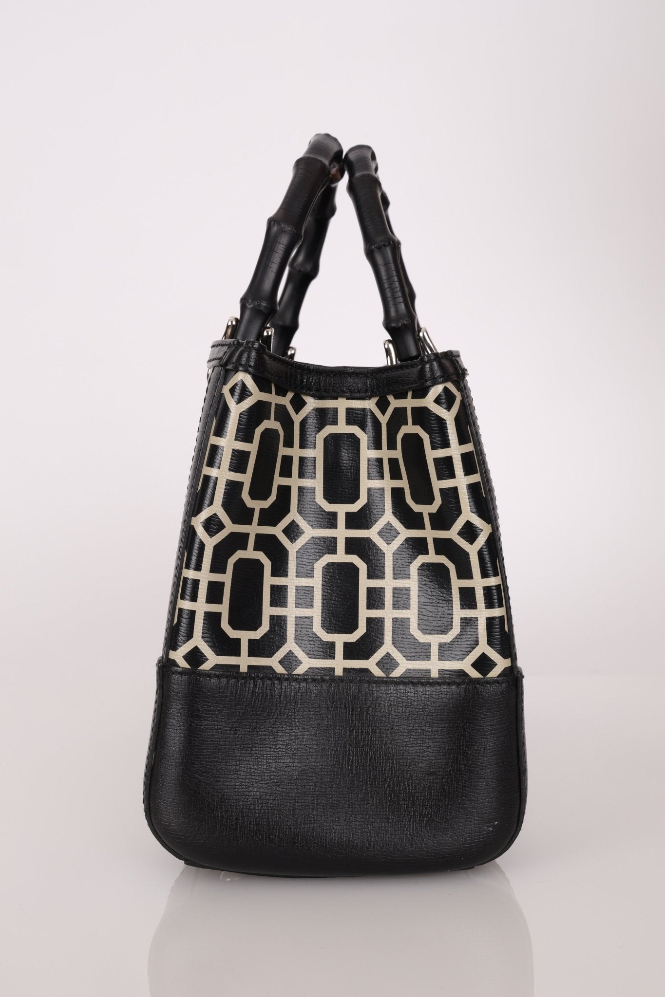 Gucci Geometric Bamboo Tote Bag - FashioNica
