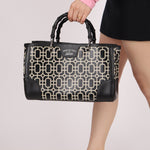 Gucci Geometric Bamboo Tote Bag - FashioNica