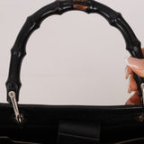 Gucci Geometric Bamboo Tote Bag - FashioNica