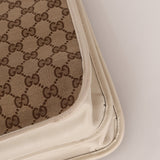 Gucci GG Canvas & Calfskin Medium Horsebit 1955 Chain Tote - FashioNica