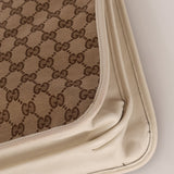 Gucci GG Canvas & Calfskin Medium Horsebit 1955 Chain Tote - FashioNica