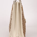 Gucci GG Canvas & Calfskin Medium Horsebit 1955 Chain Tote - FashioNica