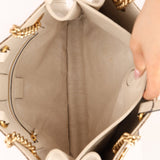 Gucci GG Canvas & Calfskin Medium Horsebit 1955 Chain Tote - FashioNica