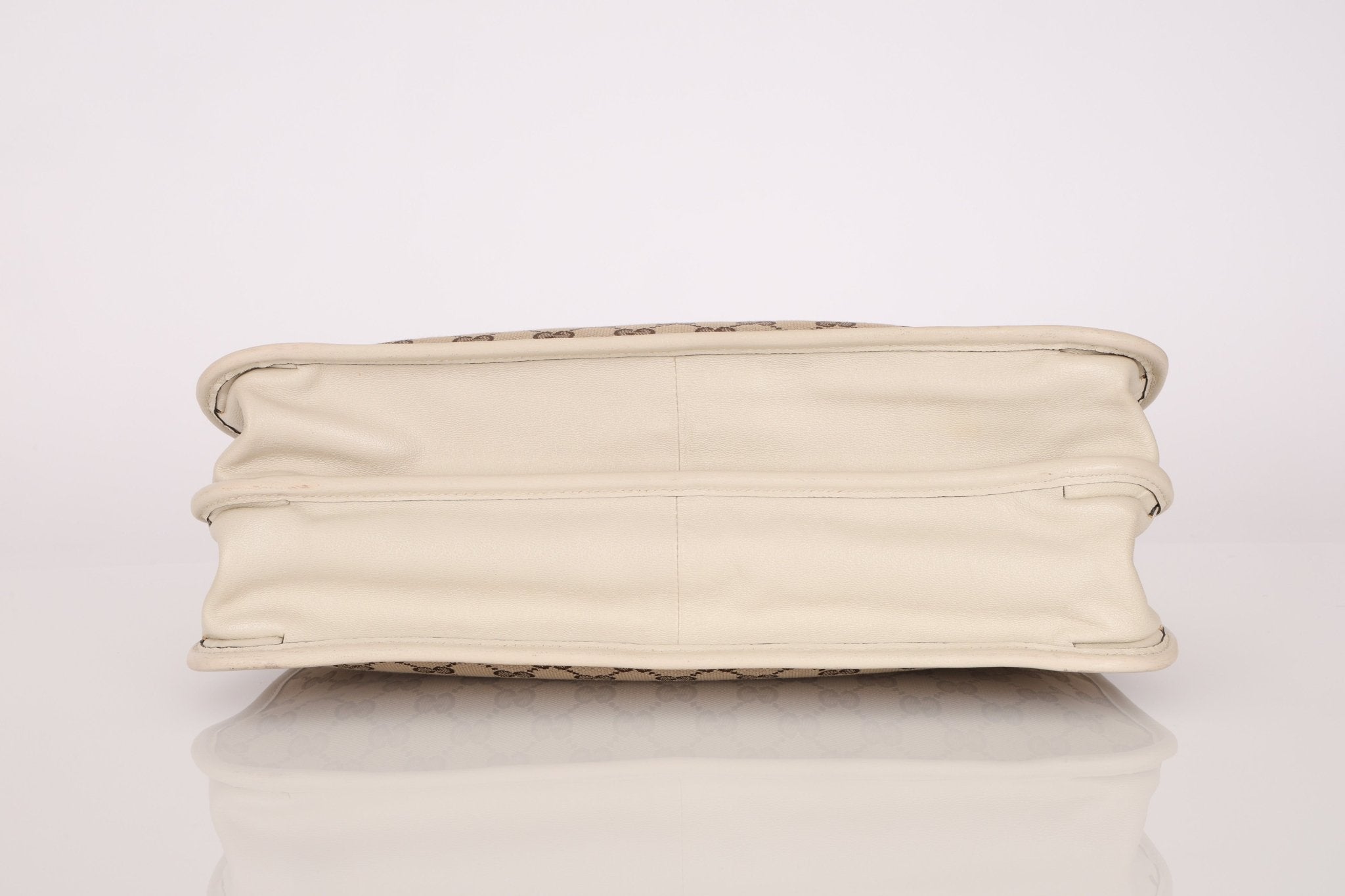 Gucci GG Canvas & Calfskin Medium Horsebit 1955 Chain Tote - FashioNica