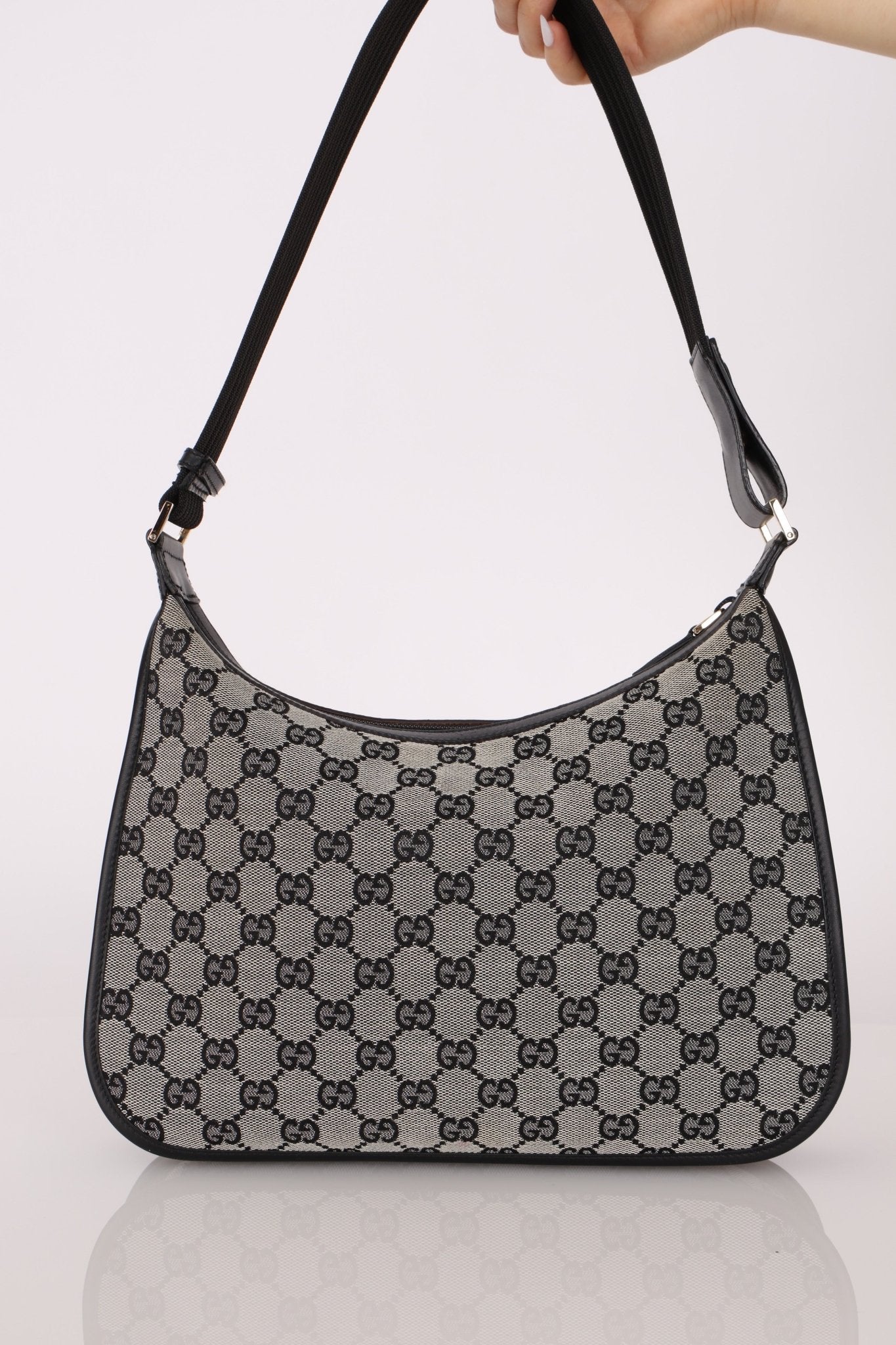 Gucci GG Canvas Front Pocket Shoulder Bag - FashioNica