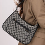 Gucci GG Canvas Front Pocket Shoulder Bag - FashioNica