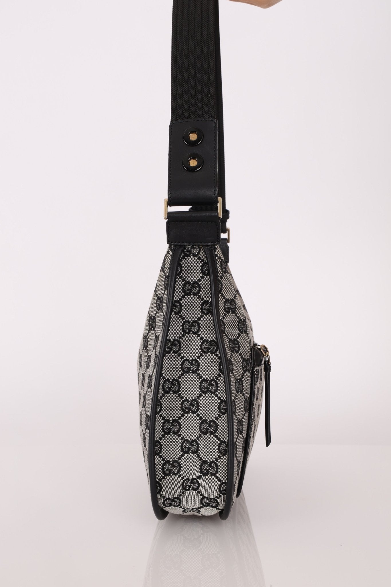 Gucci GG Canvas Front Pocket Shoulder Bag - FashioNica