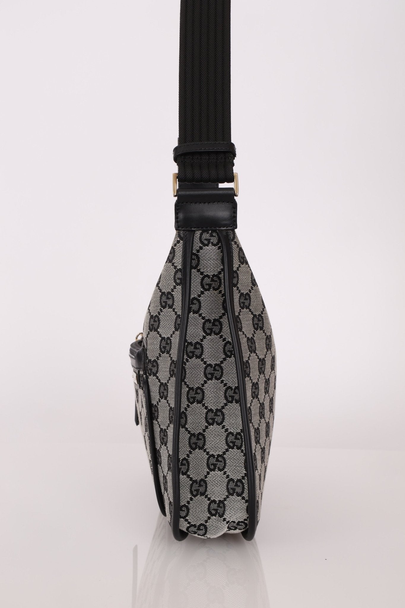 Gucci GG Canvas Front Pocket Shoulder Bag - FashioNica